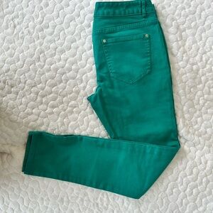 Women's Green Jeans